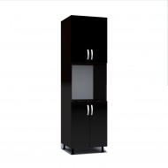 Soldat 60 cu 4 usi cu spatiu cuptor Zebra negru